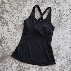 Lululemon Black CrissCross Tank